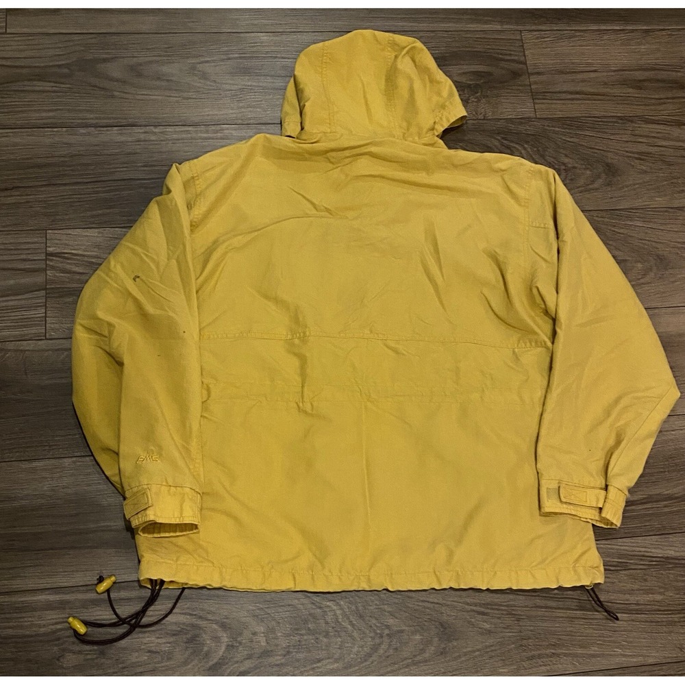 Vintage Eastern Mountain Sports Anorak EMS Nylon Windbreaker Hood Jacket Mens L - Picture 4 of 9